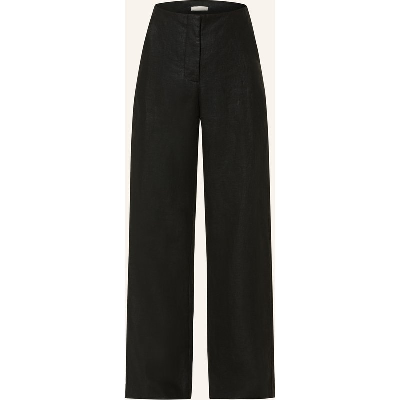 Faithfull The Brand Marlenehose Sanne Aus Leinen schwarz