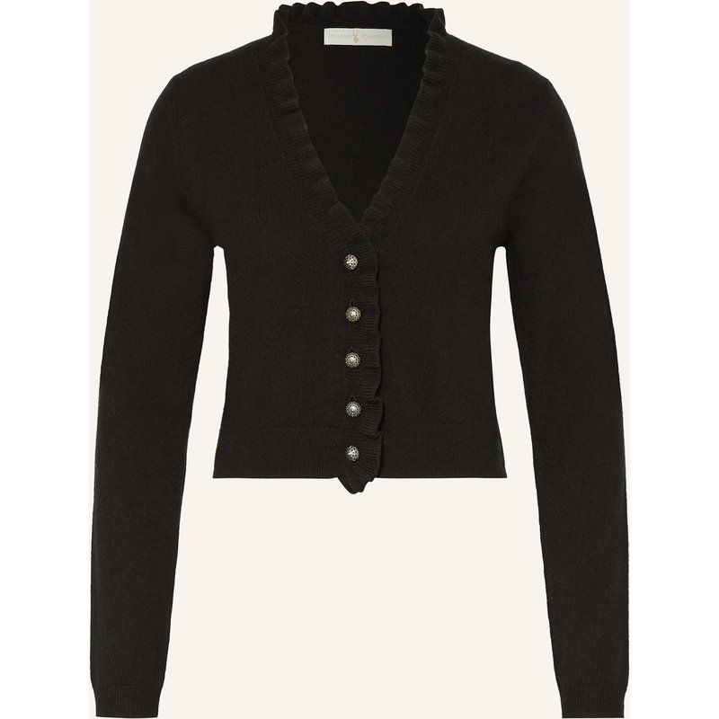 Johann & Johanna Strickjanker Mit Cashmere schwarz