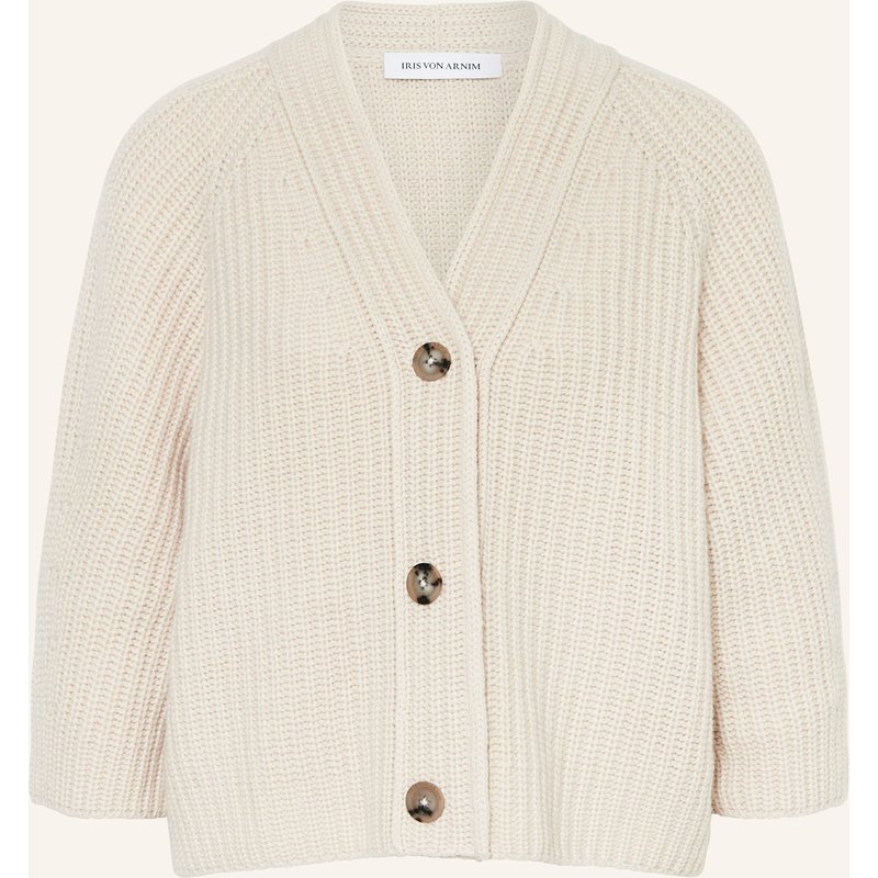 Iris Von Arnim Strickjacke Fallou Mit 3/4-Arm beige