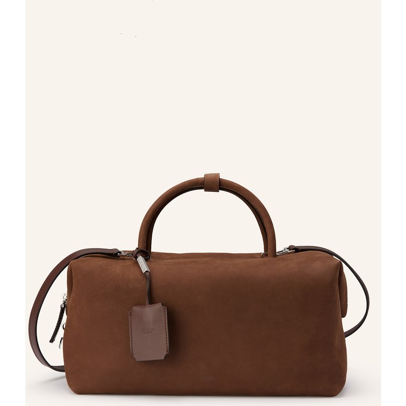Max Mara Handtasche Holdall braun