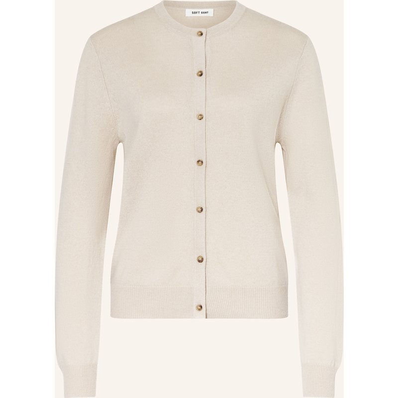 Soft Goat Strickjacke Aus Cashmere beige