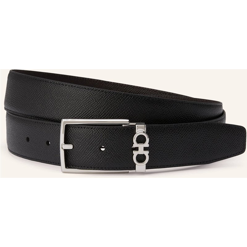 Ferragamo Ledergürtel schwarz