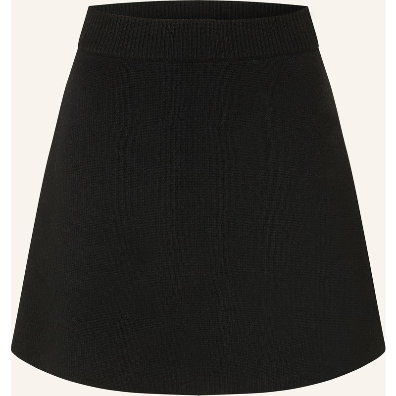 Lisa Yang Strickrock Clare Aus Cashmere schwarz