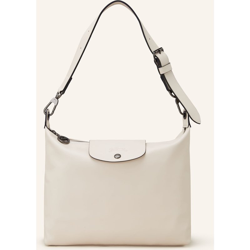 Longchamp Handtasche Le Pliage Cuir weiss
