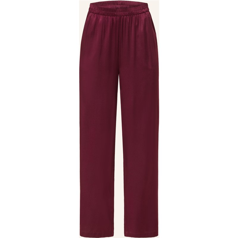 Darling Harbour Schlafhose Aus Seide rot