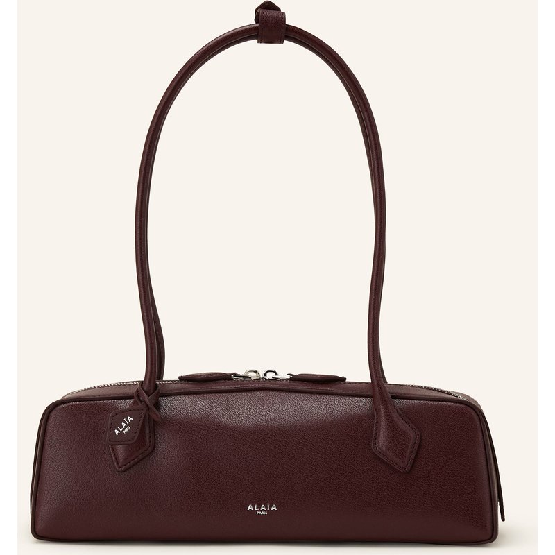 Alaïa Schultertasche Le Teckel Medium rot