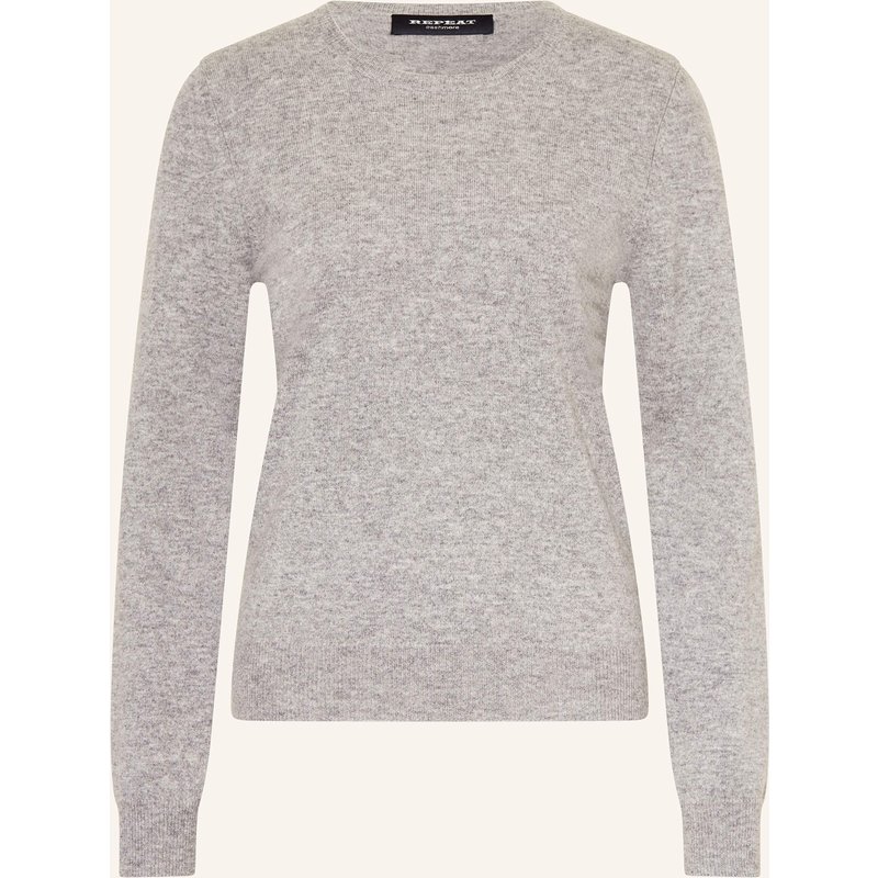 Repeat Cashmere-Pullover grau