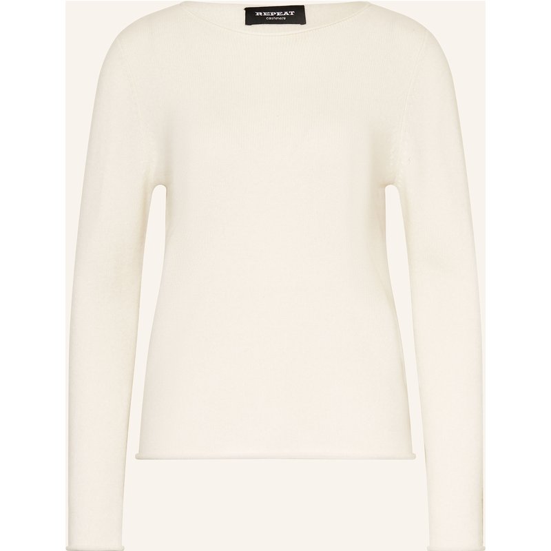 Repeat Cashmere-Pullover weiss