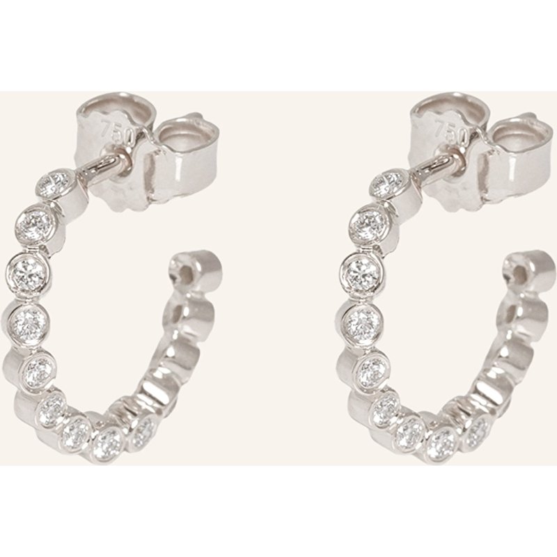 Ariane Ernst Creolen The One Mit Diamanten silber
