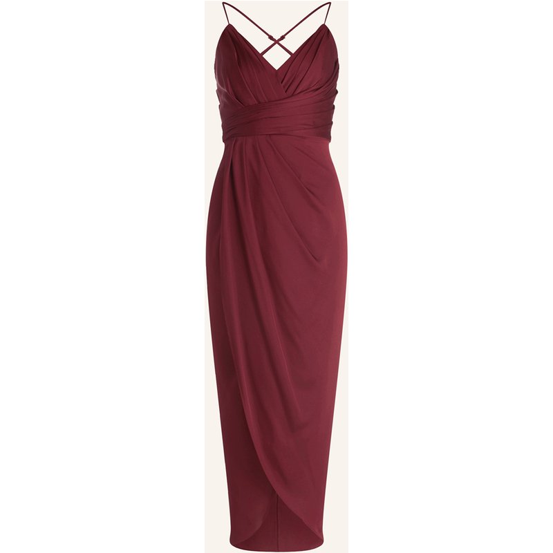 V By Vera Mont Cocktailkleid Aus Satin rot