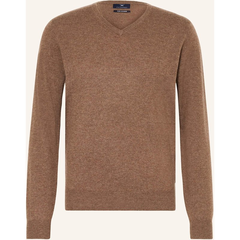 Strokesman's Cashmere-Pullover beige