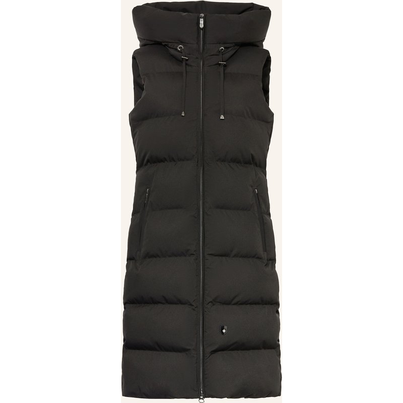 Wellensteyn Steppweste Goldmine Long Vest Mit Dupont™ Sorona®-Isolierung schwarz