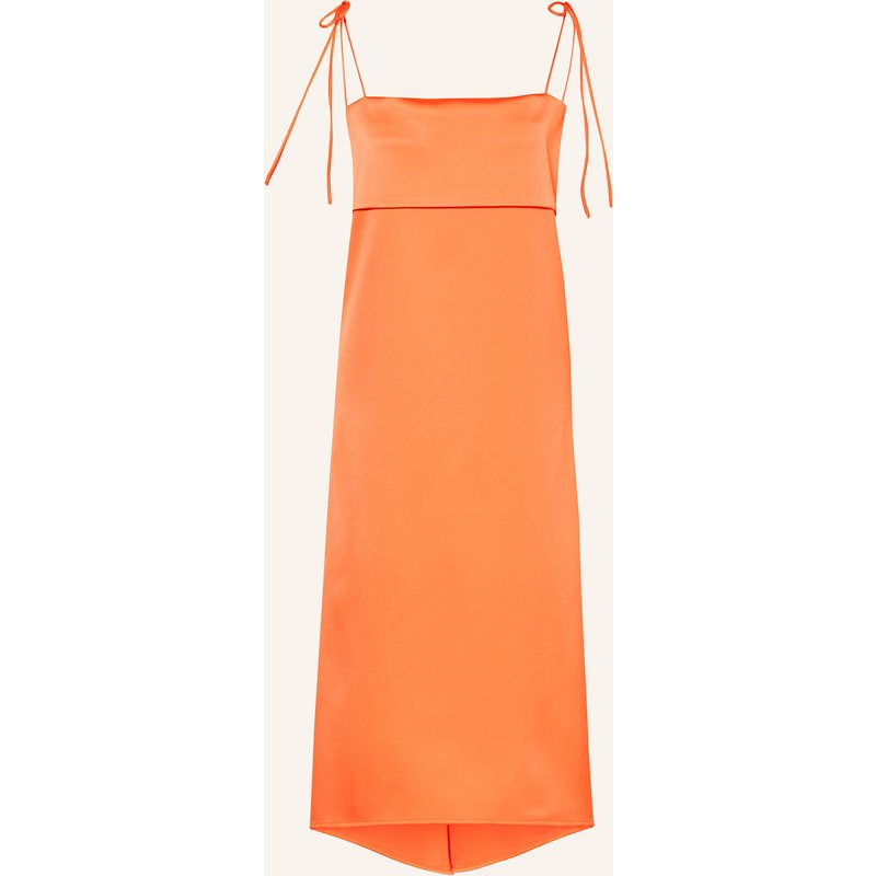 Malina Satinkleid Mette orange