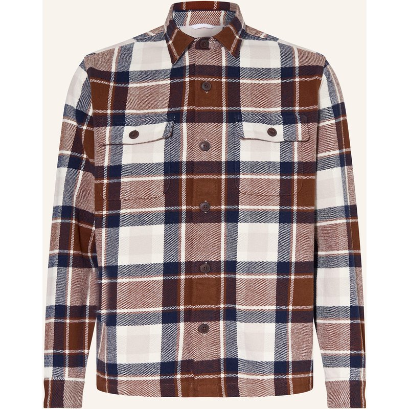 Paul Flanell-Overshirt beige