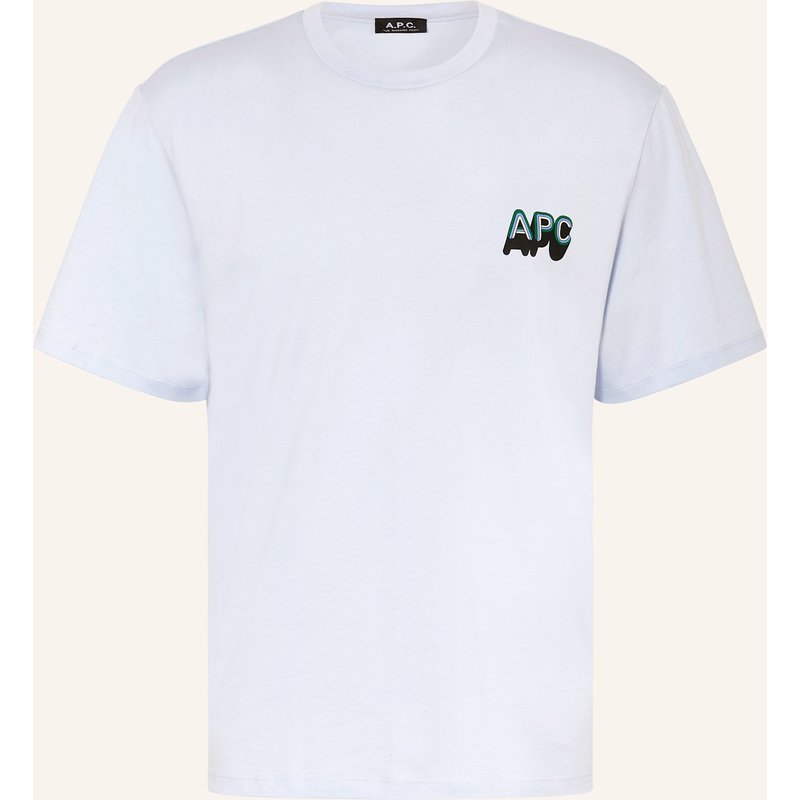 A.P.C. T-Shirt blau