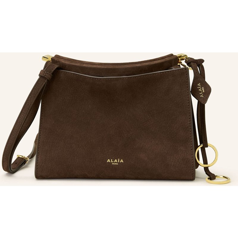 Alaïa Umhängetasche Le Click braun