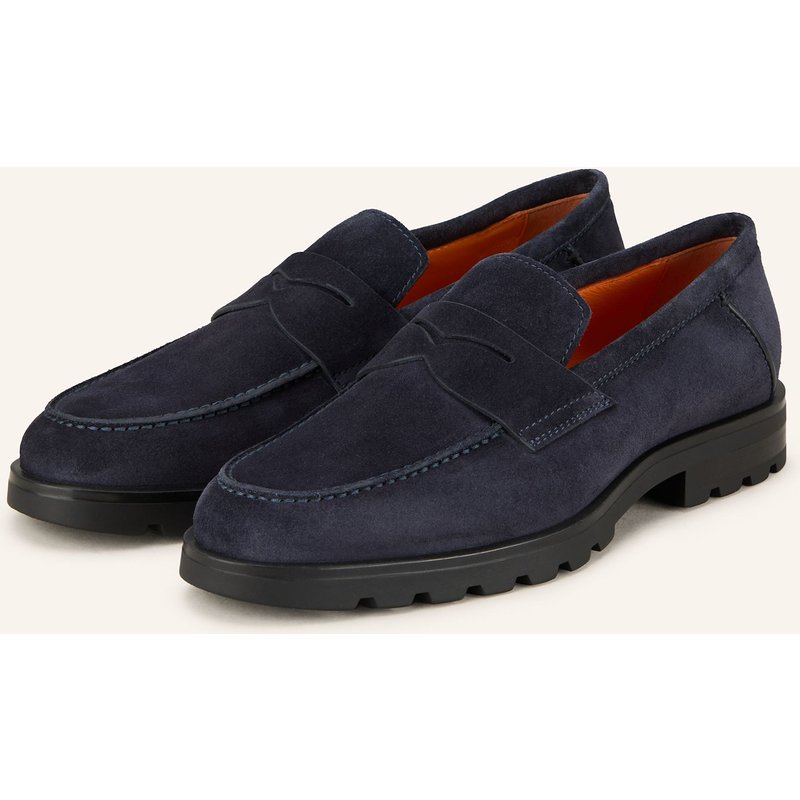 Santoni Penny-Loafer blau