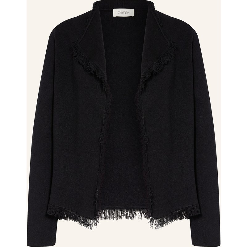 Cartoon Strickjacke schwarz