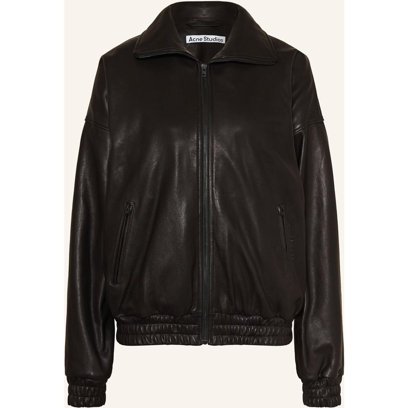 Acne Studios Lederjacke schwarz
