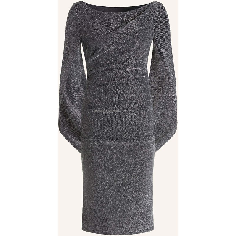 Vera Mont Cocktailkleid Mit Glitzergarn blau