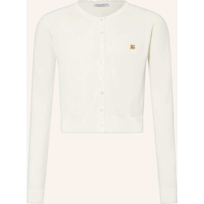 Dolce & Gabbana Strickjacke weiss