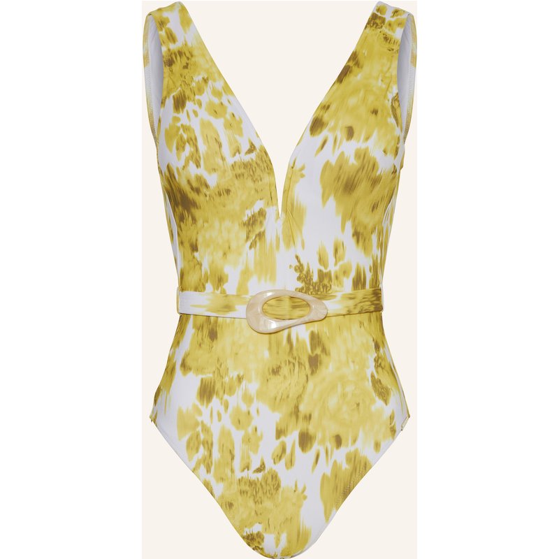 Maryan Mehlhorn Badeanzug Soft Focus Florals gelb