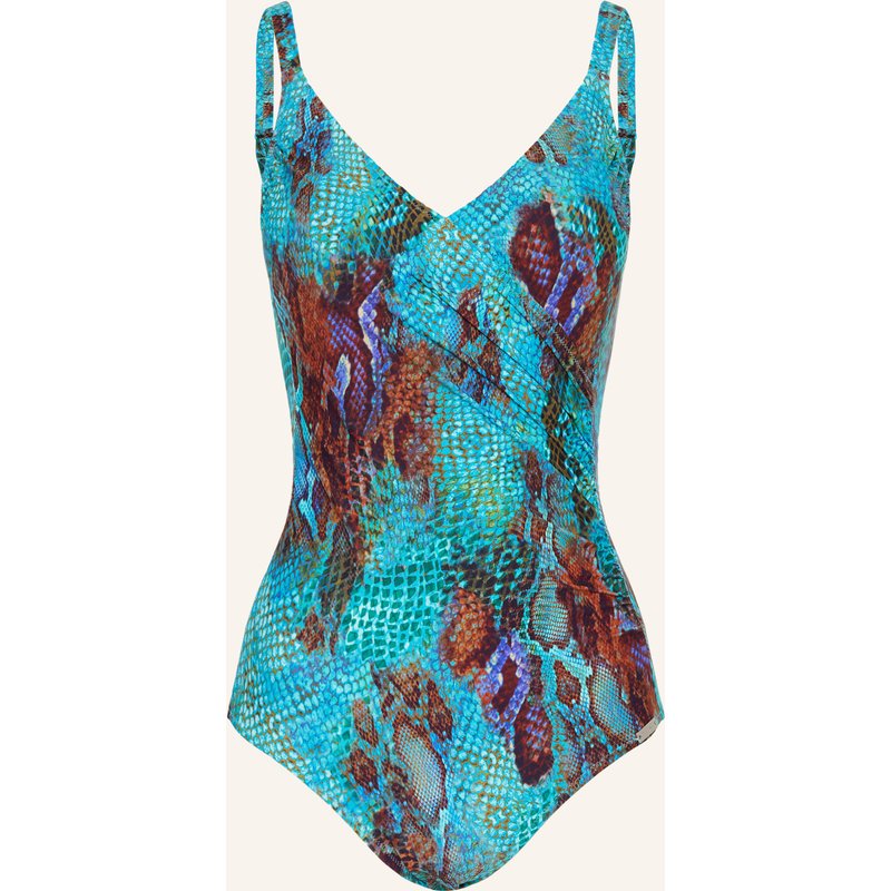 Charmline Shape-Badeanzug Aquatic Reptile blau