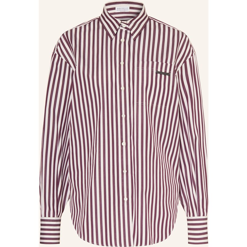 Brunello Cucinelli Hemdbluse rot