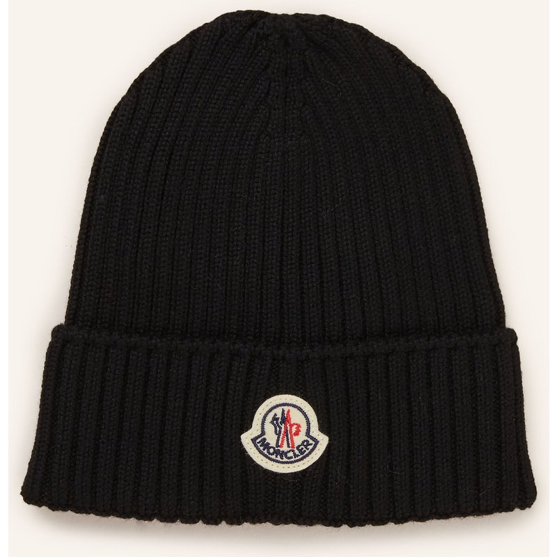 Moncler Enfant Mütze schwarz