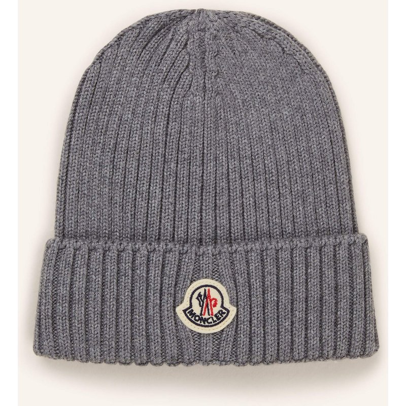 Moncler Enfant Mütze grau