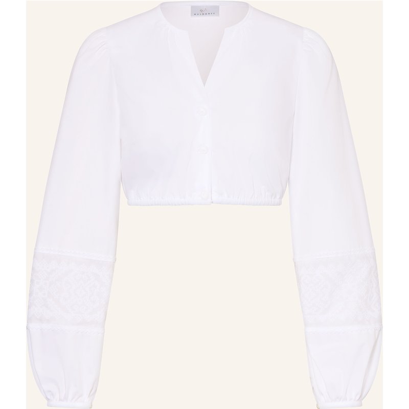 Waldorff Dirndlbluse weiss