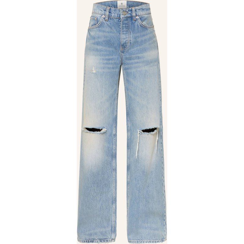 Anine Bing Straight Jeans Hugh blau