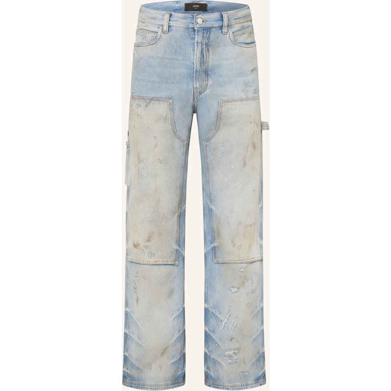 Amiri Destroyed Jeans Regular Fit blau