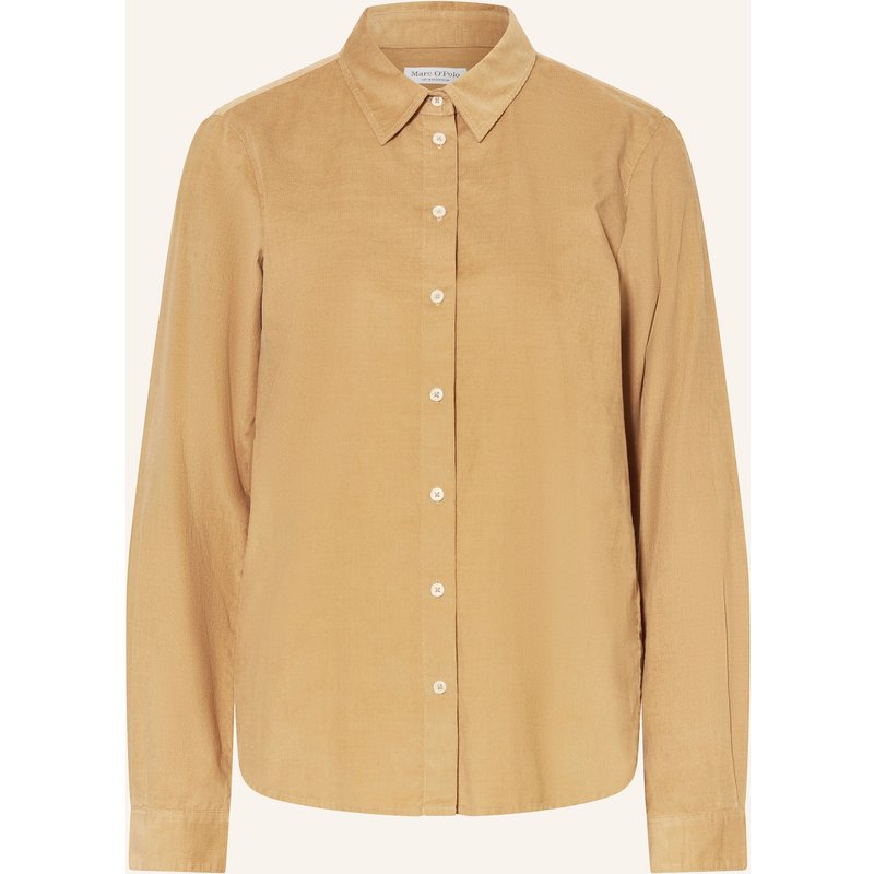 Marc O'polo Hemdbluse Aus Cord beige
