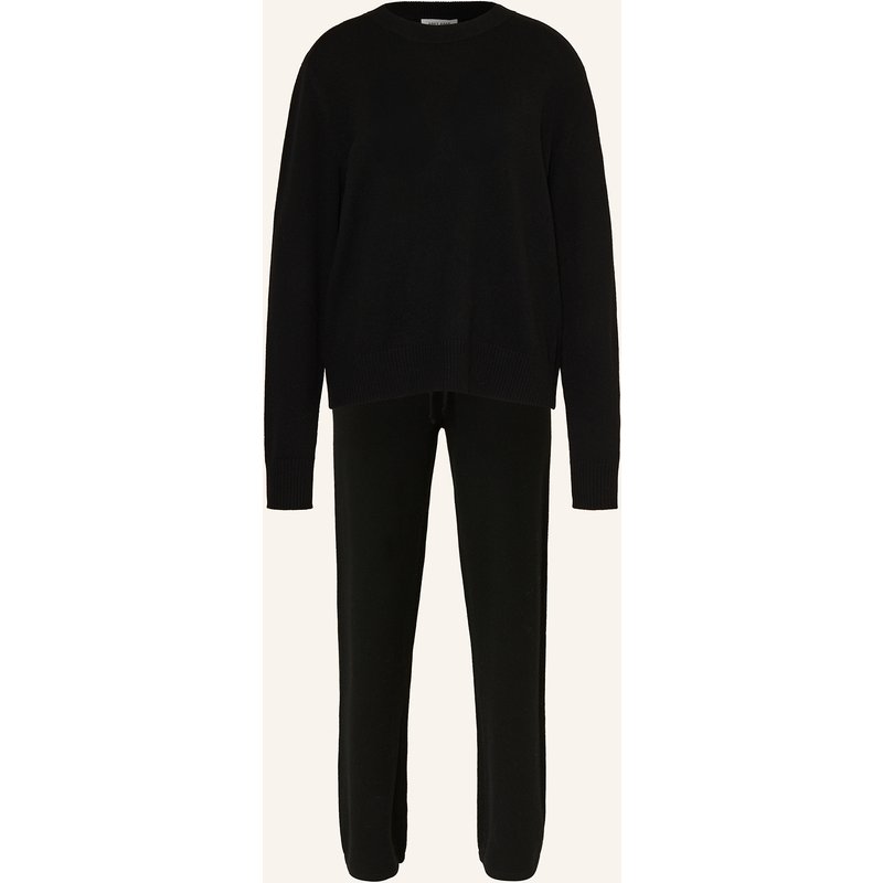 Soft Goat Set: Cashmere-Pullover Und Strickhose Aus Cashmere schwarz