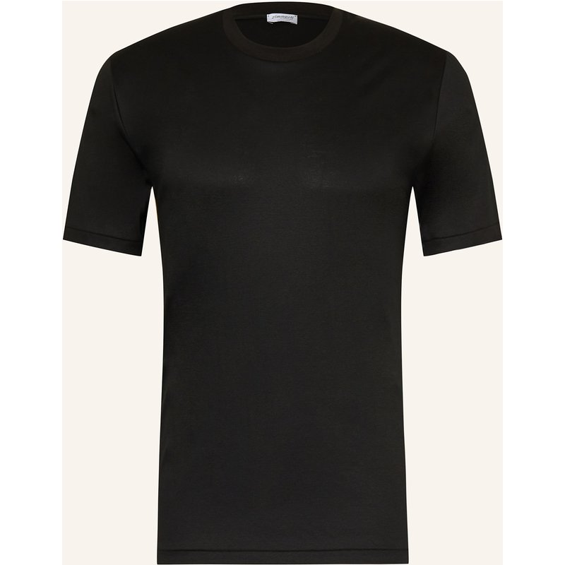Zimmerli T-Shirt Sea Island schwarz