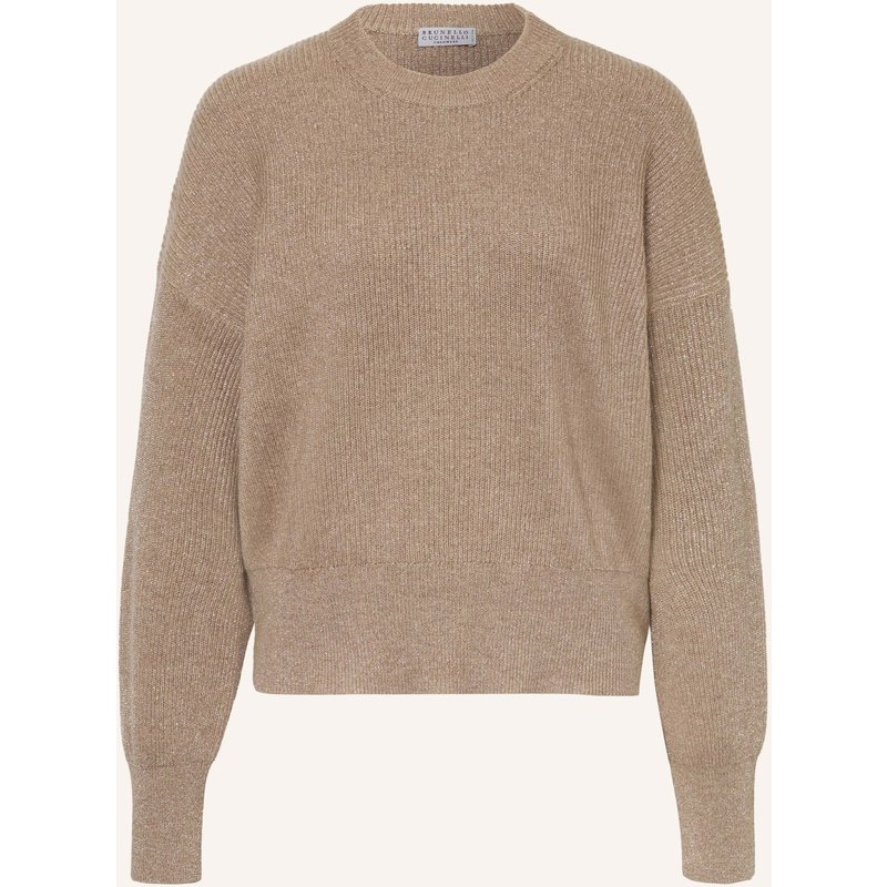 Brunello Cucinelli Cashmere-Pullover braun
