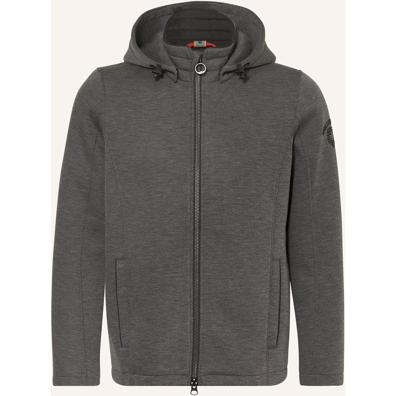 Wellensteyn Sweatjacke Sarasota Mit Abnehmbarer Kapuze grau