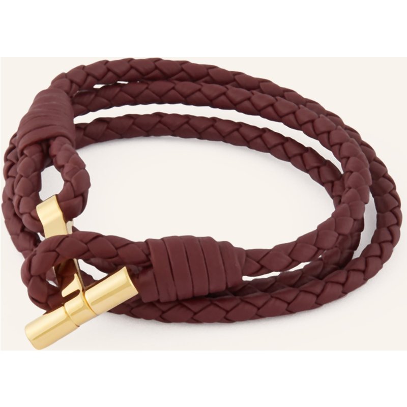 Tom Ford Lederarmband rot