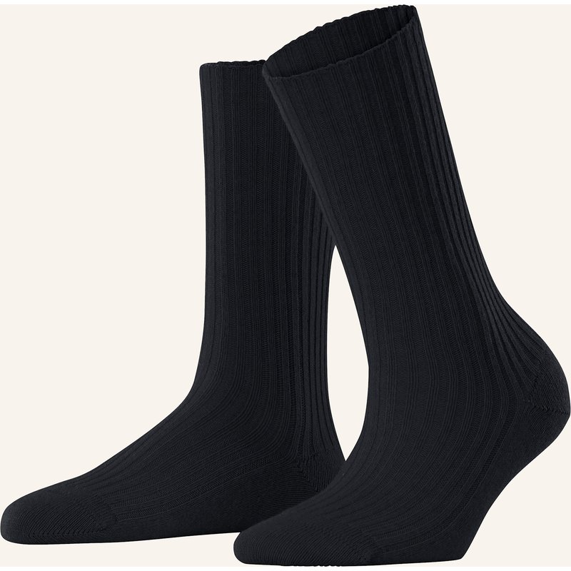 Falke Strümpfe Cosy Wool Boot Mit Merinowolle blau