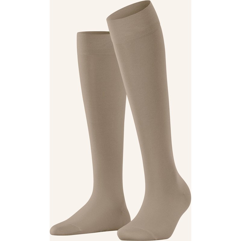 Falke Kniestrümpfe Cotton Touch beige