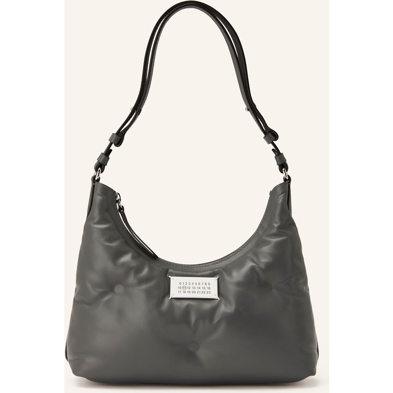 Maison Margiela Beuteltasche Glam Slam Hobo Small grau