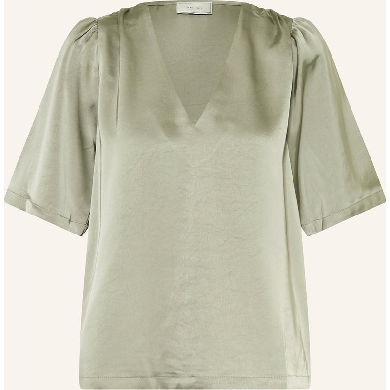 Neo Noir Blusenshirt Largo Aus Satin gruen