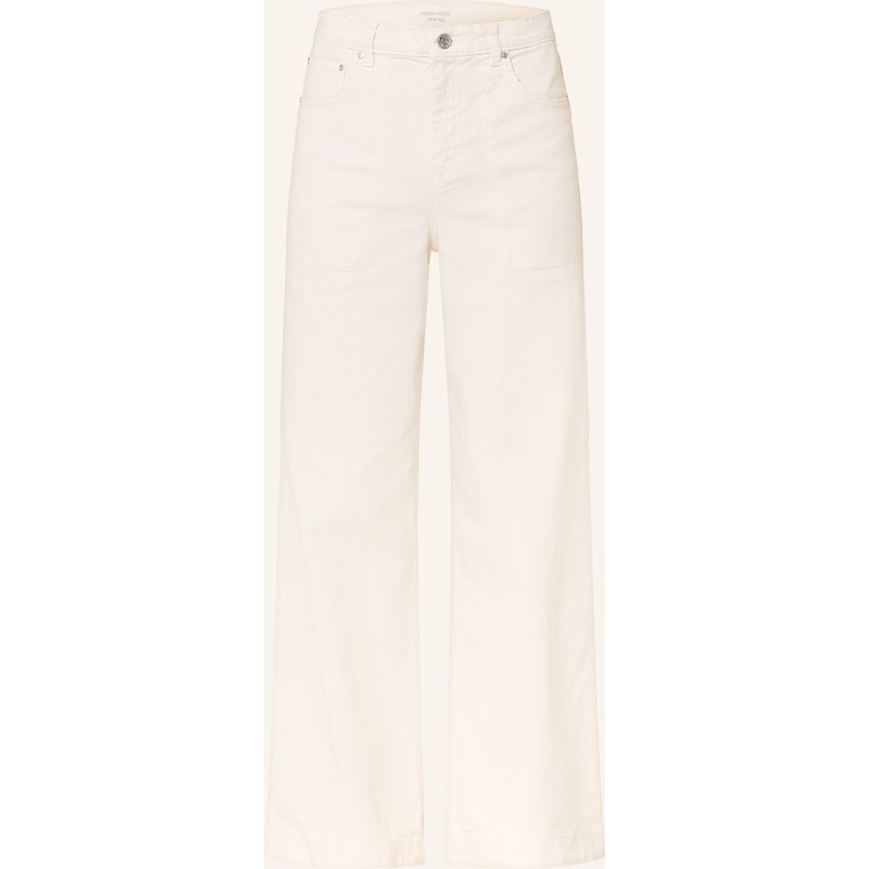 Oui Wide Leg Jeans beige