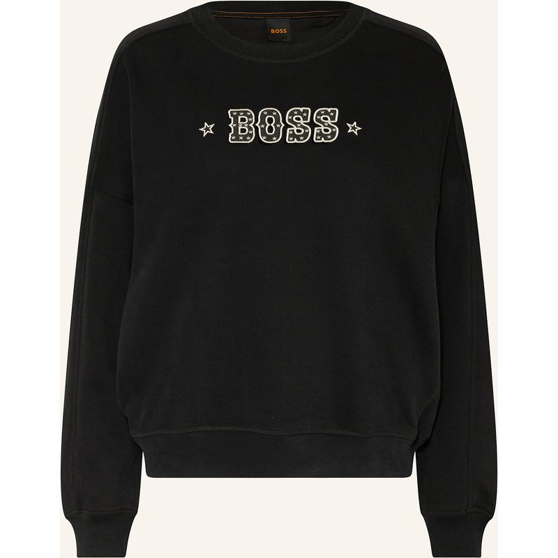 Boss Sweatshirt Eland schwarz
