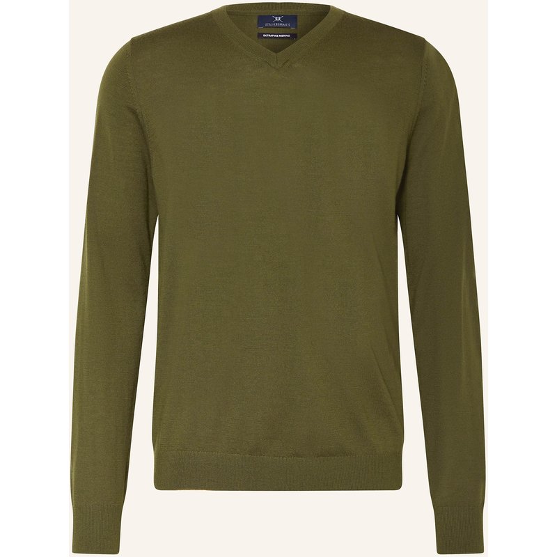 Strokesman's Pullover Aus Merinowolle gruen
