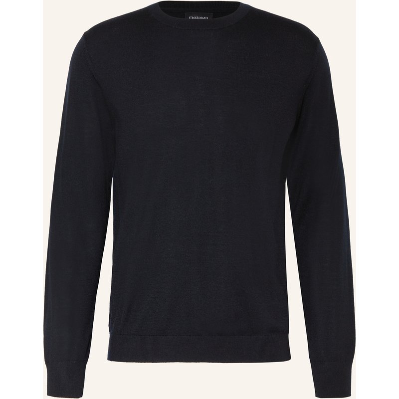 Strokesman's Pullover Aus Merinowolle blau