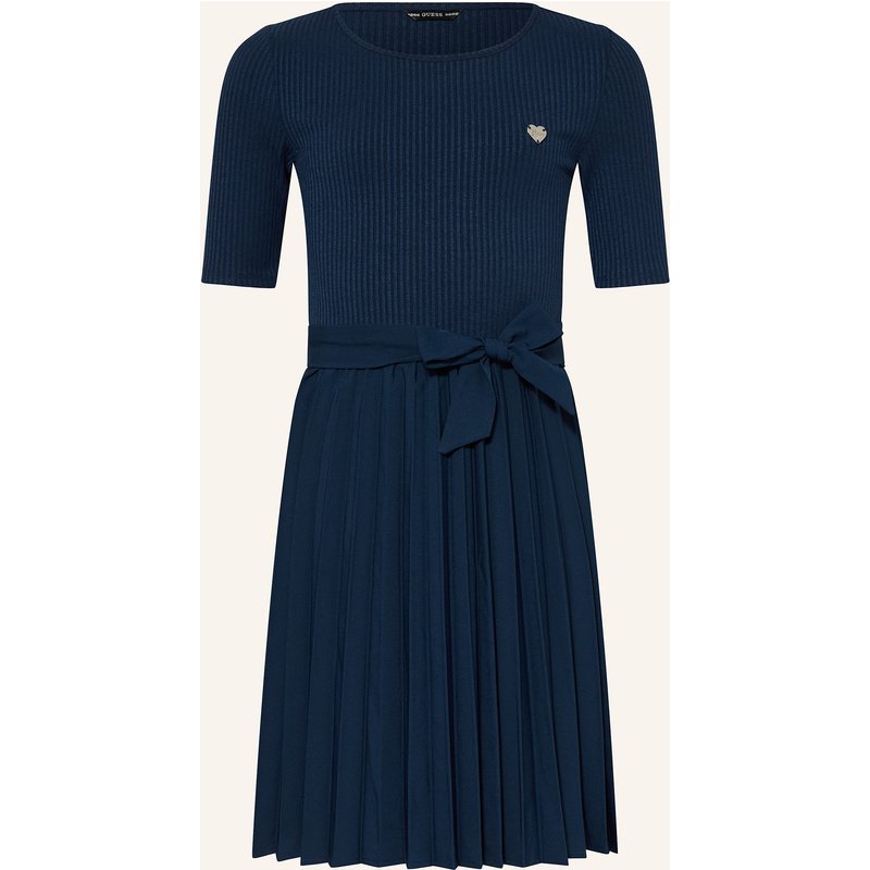 Guess Kleid Im Materialmix blau