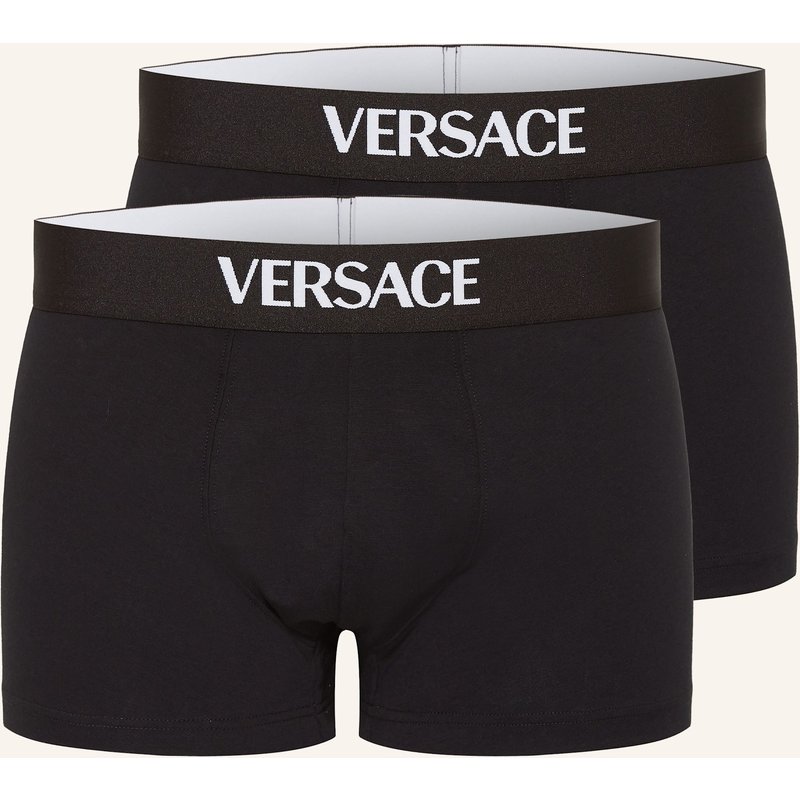 Versace 2er-Pack Boxershorts schwarz