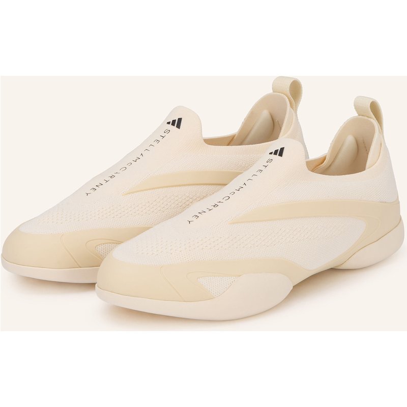 Adidas By Stella Mccartney Slip-On-Sneaker Asmc Taekwondo Mit Glitzergarn beige